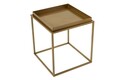 Masuta de cafea, Cerritos, Shb-018-A, 45x45x52 cm, Metal, Auriu