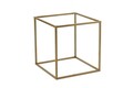 Masuta de cafea, Cerritos, Shb-018-A, 45x45x52 cm, Metal, Auriu