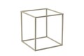 Masuta de cafea, Cerritos, Shb-018-B, 45x45x52 cm, Metal, Grej
