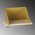 Raft de perete, Cerritos, Short Arm, 30x20x19 cm, Lemn, Auriu