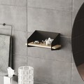 Raft de perete, Cerritos, Medıum Arm, 40x20x19 cm, Lemn, Negru