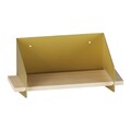 Raft de perete, Cerritos, Medıum Arm, 40x20x19 cm, Lemn, Auriu