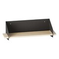 Raft de perete, Cerritos, Long Arm, 60x20x19 cm, Lemn, Negru