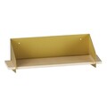 Raft de perete, Cerritos, Long Arm, 60x20x19 cm, Lemn, Auriu