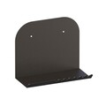 Raft de perete, Cerritos, Short Pouch, 28x23x12 cm, Metal, Negru