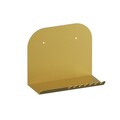 Raft de perete, Cerritos, Short Pouch, 28x23x12 cm, Metal, Auriu