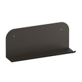 Raft de perete, Cerritos, Long Pouch, 55x23x12 cm, Metal, Negru