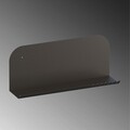 Raft de perete, Cerritos, Long Pouch, 55x23x12 cm, Metal, Negru