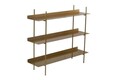 Raft universal, Cerritos, Shb-015-A, 120x34x106 cm, Metal, Auriu