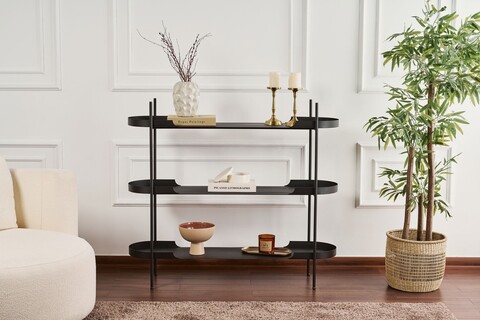 Raft universal, Cerritos, Shb-016, 120x34x105 cm, Metal, Negru