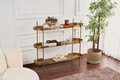 Raft universal, Cerritos, Shb-016-A, 120x34x105 cm, Metal, Auriu