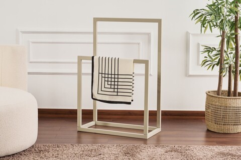Cuier de perete, Cerritos, Ged-032-B, 25x60x90 cm, Metal, Grej
