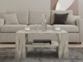 Masuta de cafea, Asse Home, Iris, 80x40x50 cm, PAL , Marmura Freesia