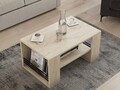 Masuta de cafea, Asse Home, Iris, 80x40x50 cm, PAL , Travertin