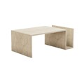 Masuta de cafea, Asse Home, Memo, PAL , Travertin