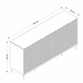 Consola, Minerva, Luxe, 180x90x45 cm, PAL, Gresie