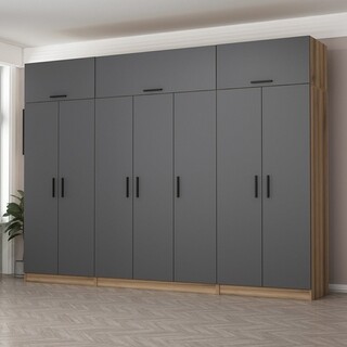 315x255x52 cm, Antracit;Dore