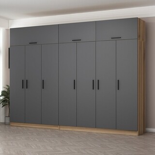 315x235x52 cm, Antracit;Dore