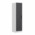 Dulap pentru haine, Minerva, Minar Kale, 45x190x52 cm, PAL, Antracit