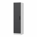 Dulap pentru haine, Minerva, Minar Kale, 45x190x52 cm, PAL, Antracit