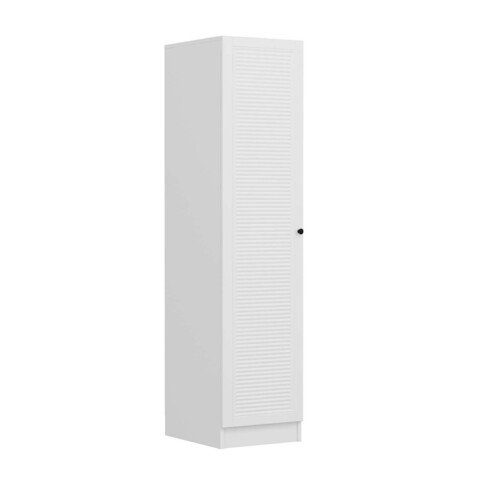 Dulap pentru haine, Minerva, Minar Kale, 45x210x52 cm, PAL, Alb