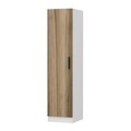 Dulap pentru haine, Minerva, Minar Kale, 45x190x52 cm, PAL, Maro