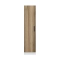Dulap pentru haine, Minerva, Minar Kale, 45x210x52 cm, PAL, Maro