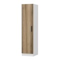 Dulap pentru haine, Minerva, Minar Kale, 45x210x52 cm, PAL, Maro
