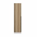 Dulap pentru haine, Minerva, Minar Kale, 45x210x52 cm, PAL, Maro