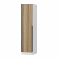 Dulap pentru haine, Minerva, Minar Kale, 45x210x52 cm, PAL, Maro