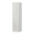 Dulap pentru haine, Minerva, Minar Kale, 45x190x52 cm, PAL, Alb