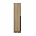 Dulap pentru haine, Minerva, Minar Kale, 45x190x52 cm, PAL, Maro
