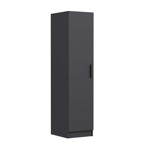 Dulap pentru haine, Minerva, Minar Kale, 45x210x52 cm, PAL, Antracit