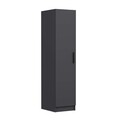 Dulap pentru haine, Minerva, Minar Kale, 45x210x52 cm, PAL, Antracit