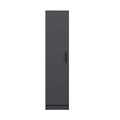 Dulap pentru haine, Minerva, Minar Kale, 45x210x52 cm, PAL, Antracit