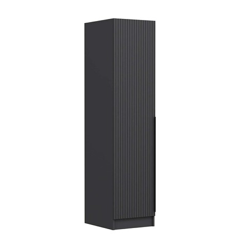 Dulap pentru haine, Minerva, Minar Kale, 45x190x52 cm, PAL, Antracit