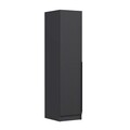 Dulap pentru haine, Minerva, Minar Kale, 45x190x52 cm, PAL, Antracit