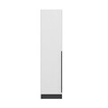 Dulap pentru haine, Minerva, Minar Kale, 45x190x52 cm, PAL, Alb / Antracit