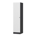 Dulap pentru haine, Minerva, Minar Kale, 45x190x52 cm, PAL, Alb / Antracit