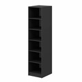 Dulap pentru haine, Minerva, Minar Kale, 45x190x52 cm, PAL, Nuc / Antracit