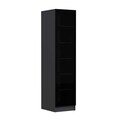 Dulap pentru haine, Minerva, Minar Kale, 45x210x52 cm, PAL, Antracit / Fume