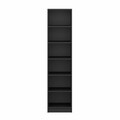 Dulap pentru haine, Minerva, Minar Kale, 45x210x52 cm, PAL, Alb / Antracit