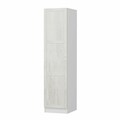 Dulap pentru haine, Minerva, Minar Kale, 45x210x52 cm, PAL, Alb