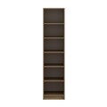 Dulap pentru haine, Minerva, Minar Kale, 45x190x52 cm, PAL, Antracit / Dore