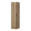 Dulap pentru haine, Minerva, Minar Kale, 45x210x52 cm, PAL, Maro