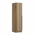 Dulap pentru haine, Minerva, Minar Kale, 45x190x52 cm, PAL, Maro