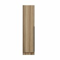Dulap pentru haine, Minerva, Minar Kale, 45x190x52 cm, PAL, Maro