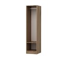 Dulap pentru haine, Minerva, M3001, 45x210x52 cm, PAL, Maro