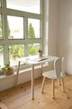 Set masa si scaun pentru copii, Bambini, Bunny One Chair Set, MDF , Alb