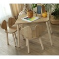 Set masa si scaun pentru copii, Bambini, Mickey Two Chair Set, MDF , Maro
